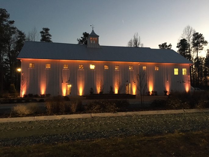 Raleigh Wedding DJ The Barn of Chapel Hill Durham Lighting